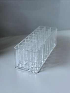 Clear Acrylic Lipstick Organizer • 27 Slots